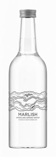 Marlish Spring Water 24 x 330ml Glass Sparkling