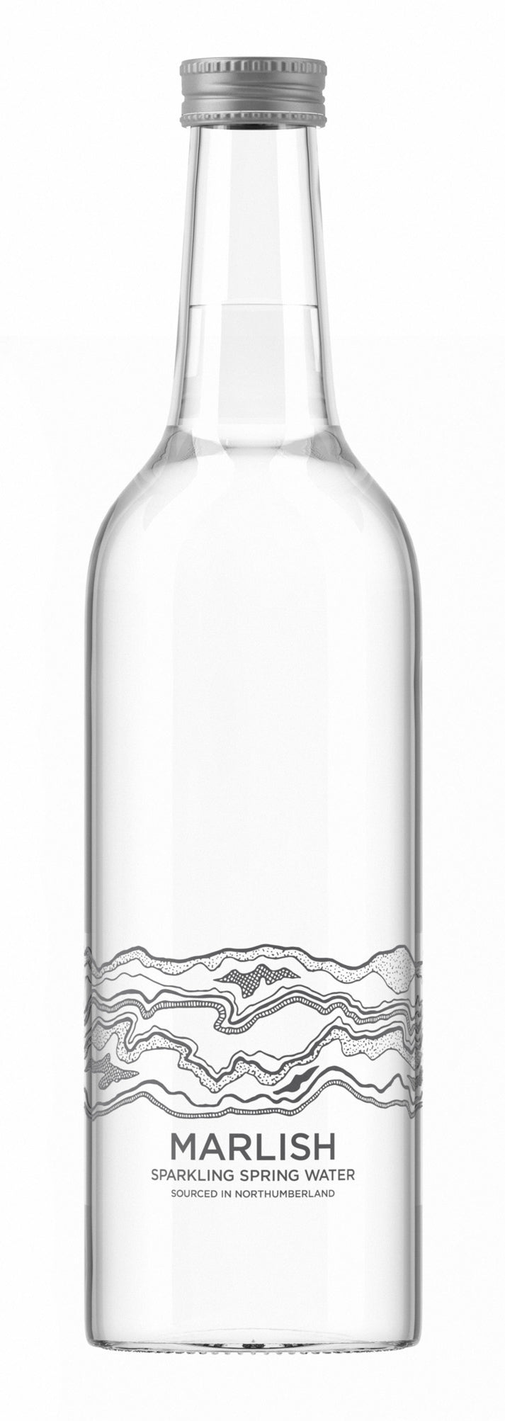 Marlish Spring Water 12 x 750ml Glass Sparkling