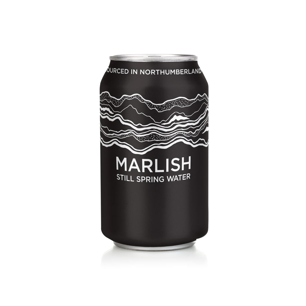 Marlish Still Spring Water Can 24 x 330ml